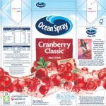 Oceanspray Cranberry Juice, 12 Pack x 1L - NEW PACK - Image 3