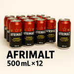 Afrimalt Can Tray (500ml x 12)