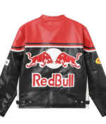 Red Bull Leather Racing Jacket - VELOCE